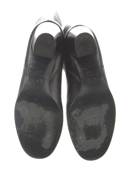 Chanel Interlocking CC Logo Leather Boots