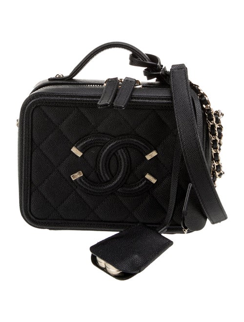 Chanel Small CC Filigree Vanity Case