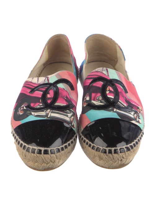 Chanel 2017 Interlocking CC Logo Espadrilles