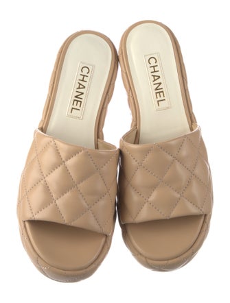 Chanel 2024 Interlocking CC Logo Slides