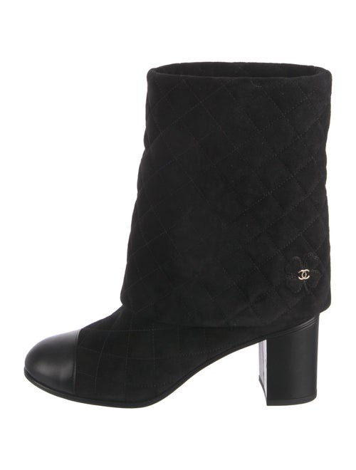 Chanel 2017 Interlocking CC Logo Boots