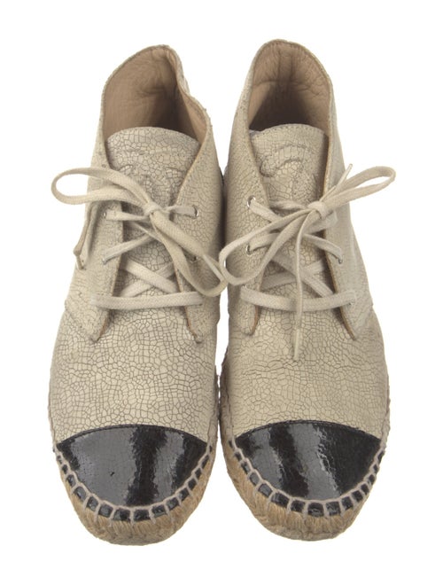 Chanel 2015 Interlocking CC Logo Espadrilles