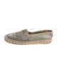 Chanel Interlocking CC Logo Suede Espadrilles