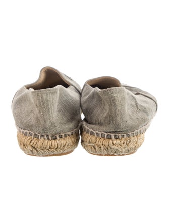 Chanel Interlocking CC Logo Suede Espadrilles