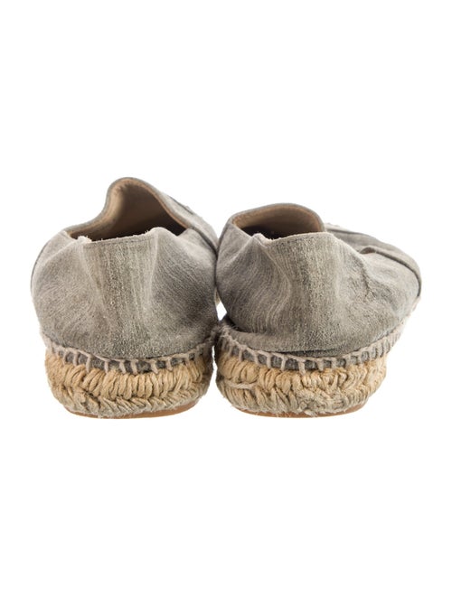 Chanel Interlocking CC Logo Suede Espadrilles
