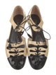Chanel Interlocking CC Logo Leather D'Orsay Flats