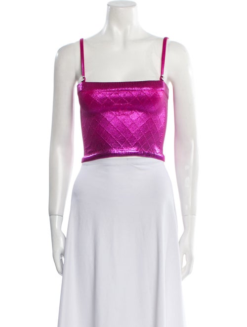 Chanel 2023 Square Neckline Crop Top