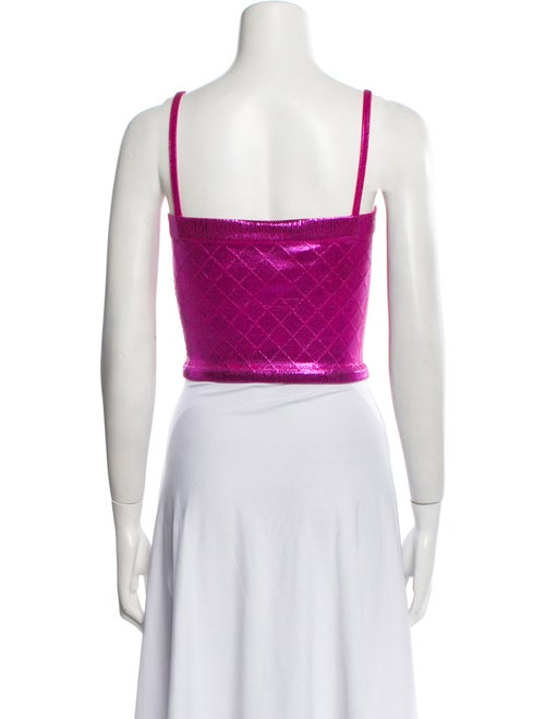 Chanel 2023 Square Neckline Crop Top