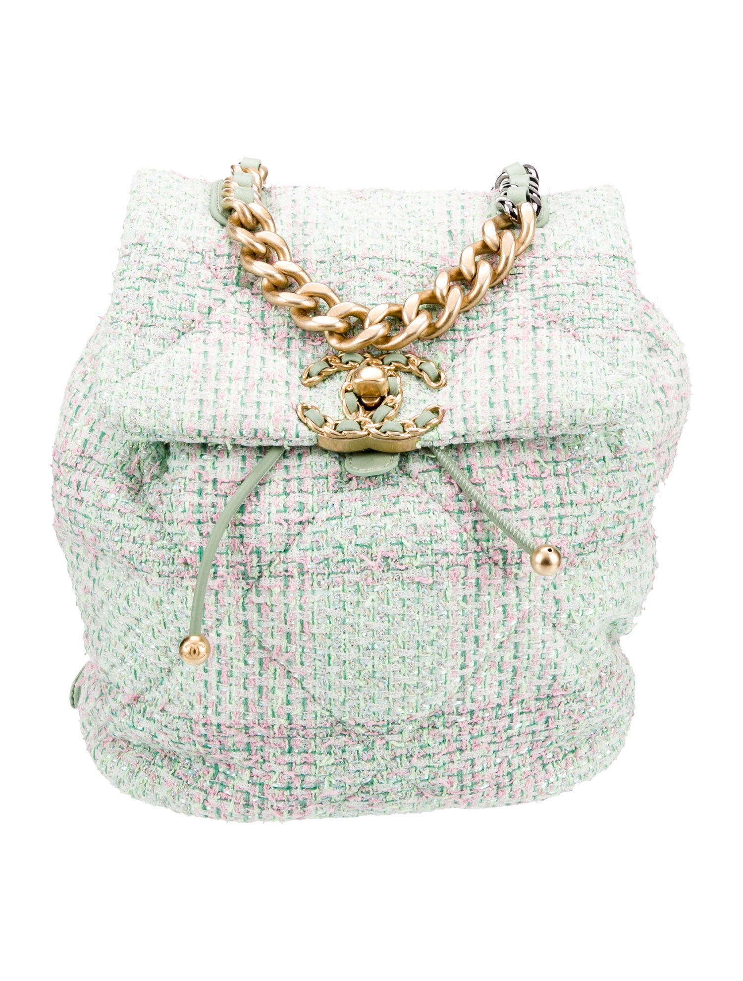 Chanel 2024 Tweed 19 Backpack