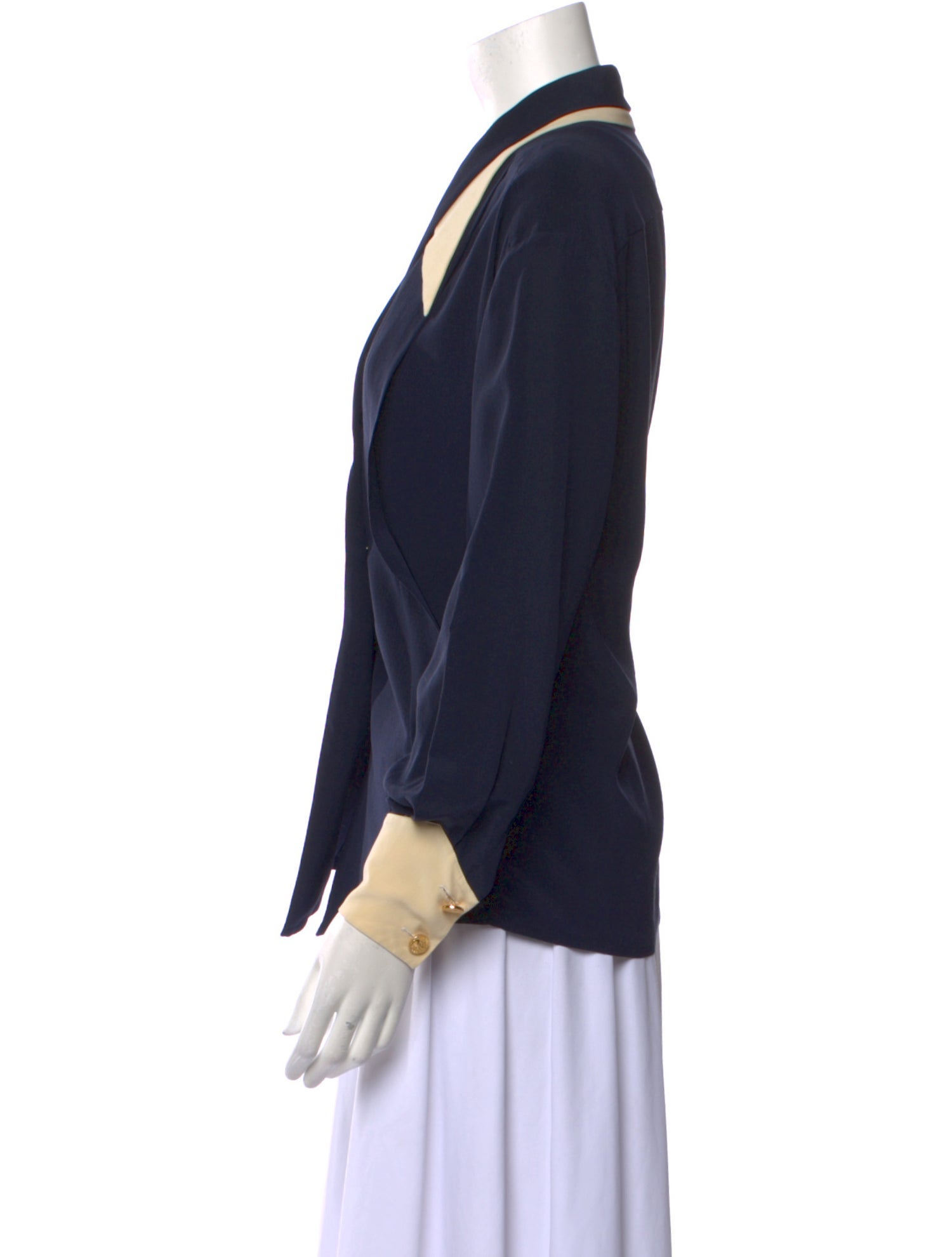 Chanel Vintage 1988 Button-Up Top