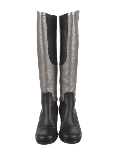Chanel 2012 Interlocking CC Logo Riding Boots