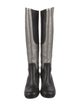 Chanel 2012 Interlocking CC Logo Riding Boots