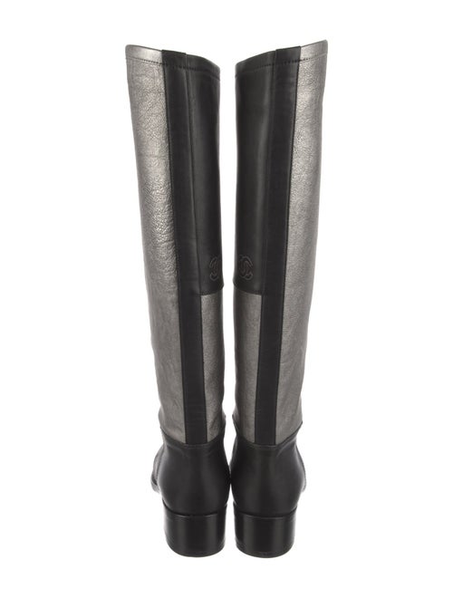 Chanel 2012 Interlocking CC Logo Riding Boots