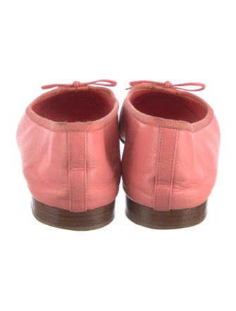 Chanel Interlocking CC Logo Calfskin Ballet Flats