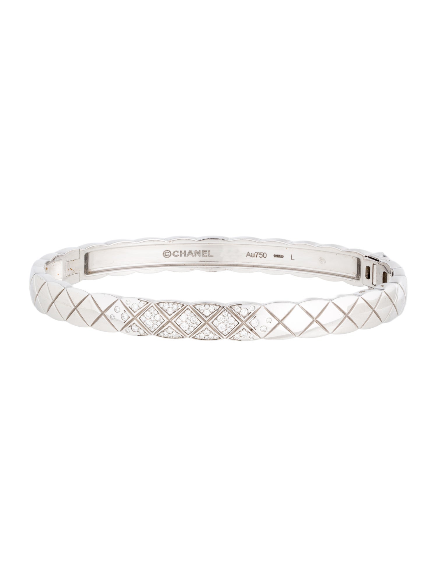 Chanel 18K Diamond Coco Crush Bracelet