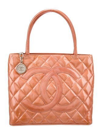 Chanel Patent Medallion Tote