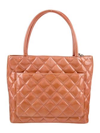 Chanel Patent Medallion Tote