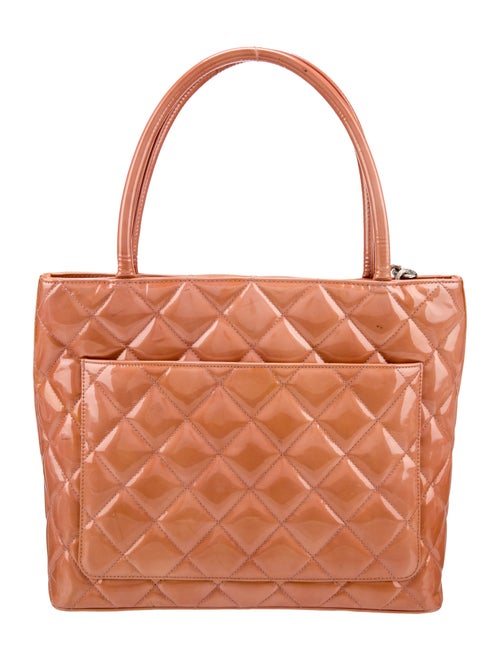 Chanel Patent Medallion Tote