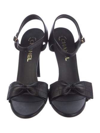 Chanel 2022 Interlocking CC Logo Sandals