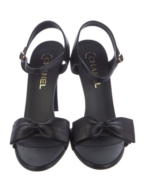 Chanel 2022 Interlocking CC Logo Sandals