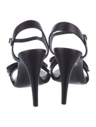 Chanel 2022 Interlocking CC Logo Sandals