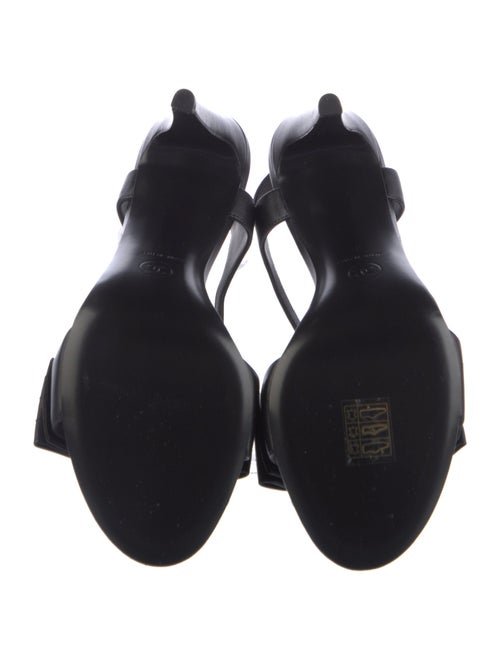 Chanel 2022 Interlocking CC Logo Sandals