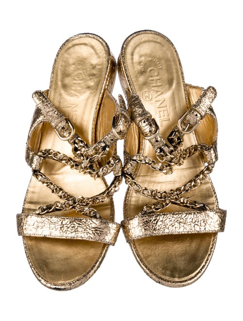 Chanel 2019 Interlocking CC Logo Slides