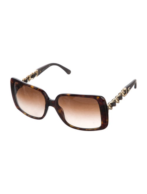 Chanel Interlocking CC Logo Square Sunglasses