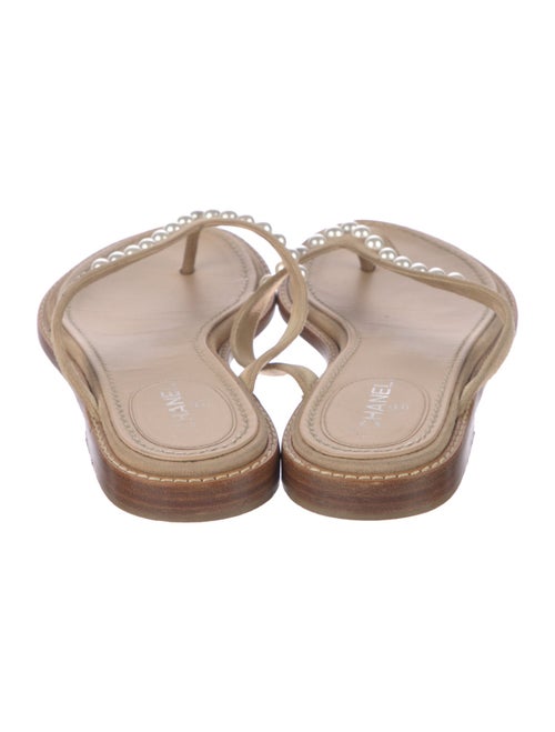 Chanel 2019 Interlocking CC Logo Flip Flops