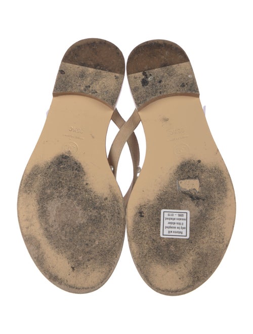 Chanel 2019 Interlocking CC Logo Flip Flops