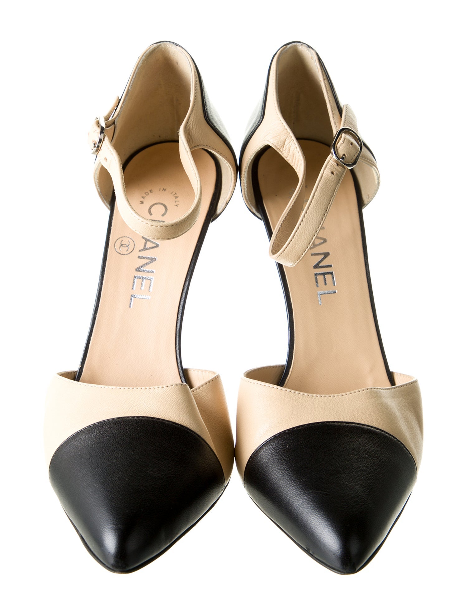 Chanel 2013 Interlocking CC Logo D'Orsay Pumps