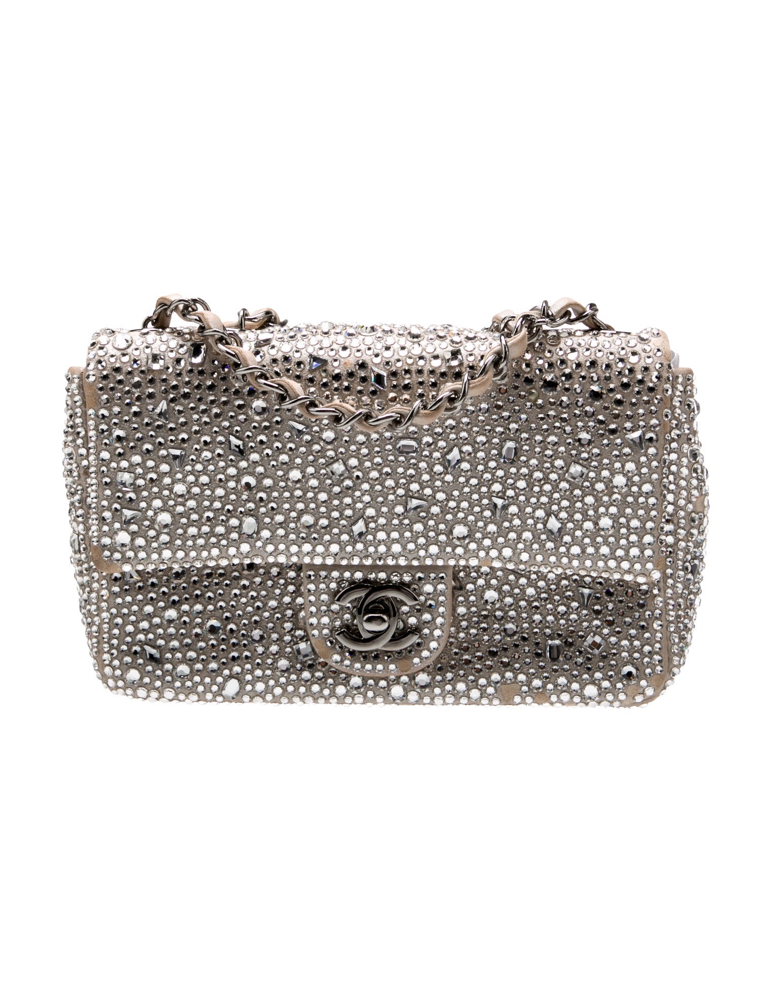 Chanel Strass Classic Mini Square Flap Bag