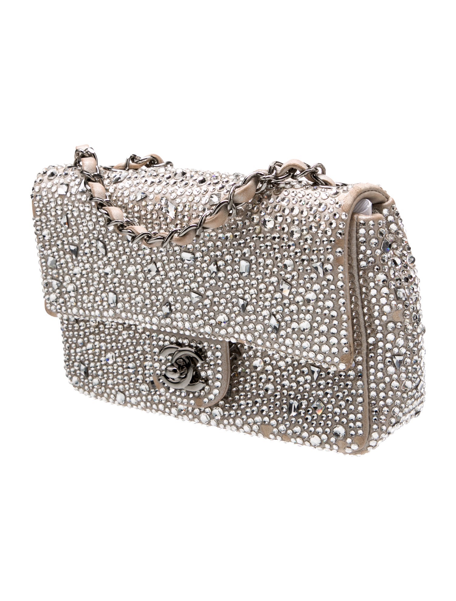 Chanel Strass Classic Mini Square Flap Bag