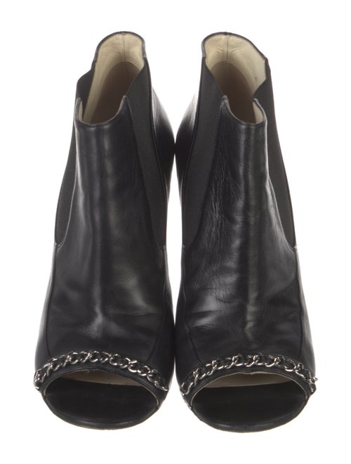 Chanel g29804 Interlocking CC Logo Chelsea Boots