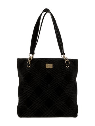 Chanel Suede CC Tote