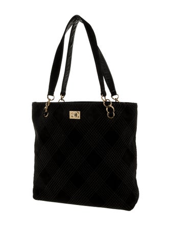 Chanel Suede CC Tote