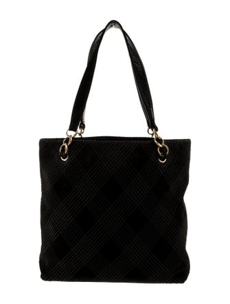 Chanel Suede CC Tote