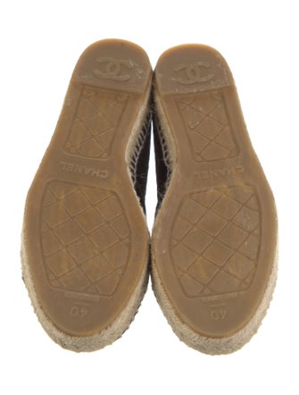 Chanel 2017 Interlocking CC Logo Espadrilles