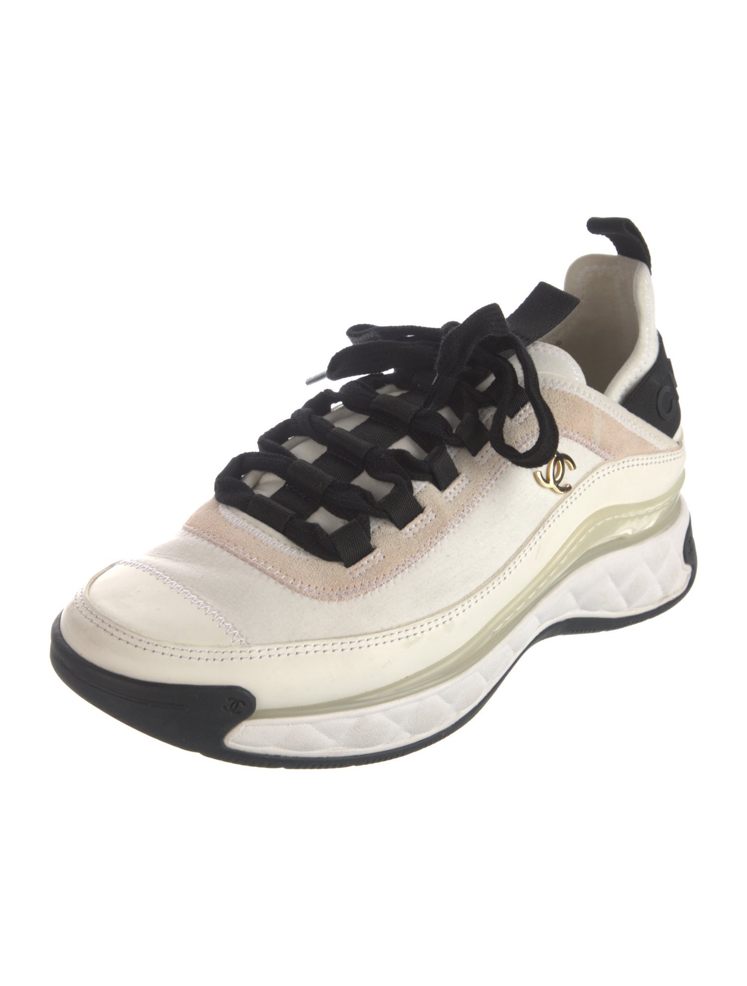 Chanel Interlocking CC Logo Sneakers