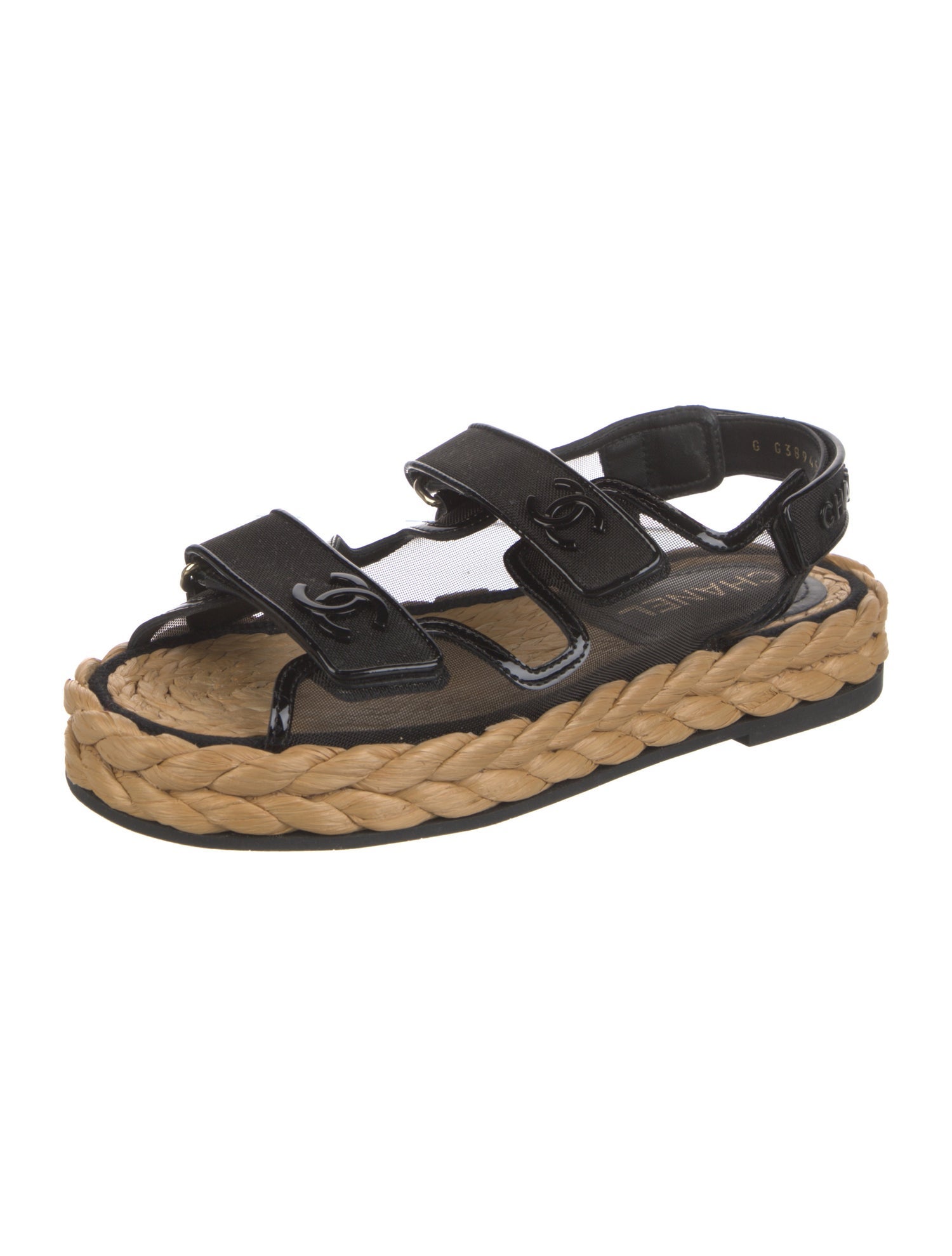 Chanel 2022 Interlocking CC Logo Espadrilles