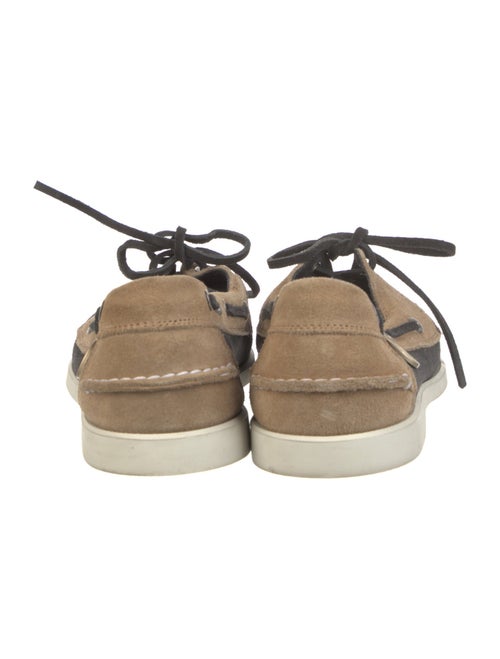 Chanel Interlocking CC Logo Suede Loafers