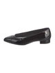 Chanel Interlocking CC Logo Patent Leather Flats