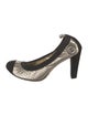 Chanel Interlocking CC Logo Leather Pumps
