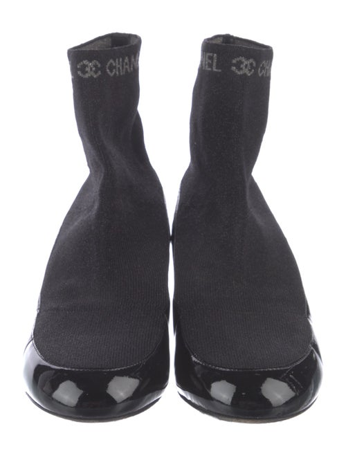 Chanel 2017 Patent Leather Sock Boots