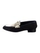 Chanel Interlocking CC Logo Loafers