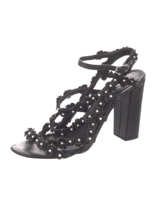 Chanel 2014 Interlocking CC Logo Gladiator Sandals