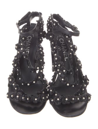 Chanel 2014 Interlocking CC Logo Gladiator Sandals