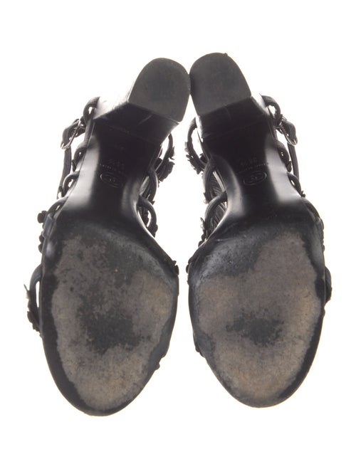 Chanel 2014 Interlocking CC Logo Gladiator Sandals