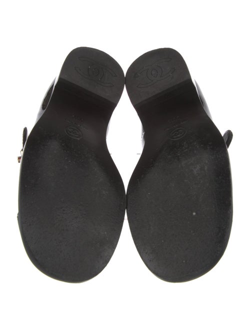 Chanel 2023 Interlocking CC Logo Mary Jane Flats