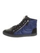 Chanel Interlocking CC Logo Nylon Sneakers